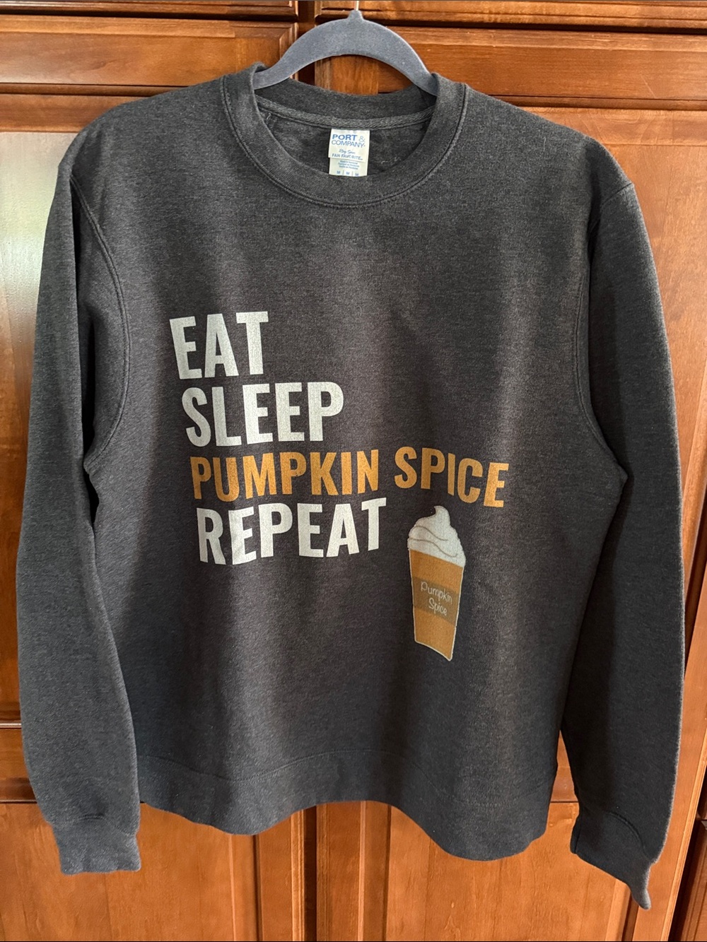 'Eat Sleep Pumpkin Spice Repeat' Crewneck Sweatshirt